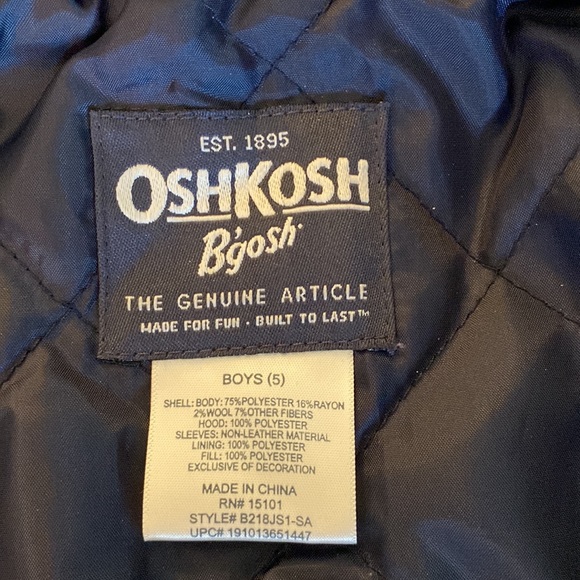 Cold weather OshKosh jacket - Picture 3 of 5